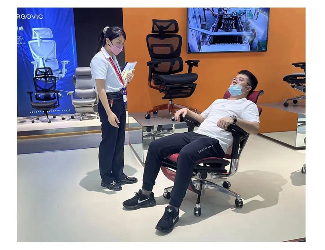Yingfu's Ergonomic Chair Achieved Great Success in the 49th CIFF-Guangzhou
