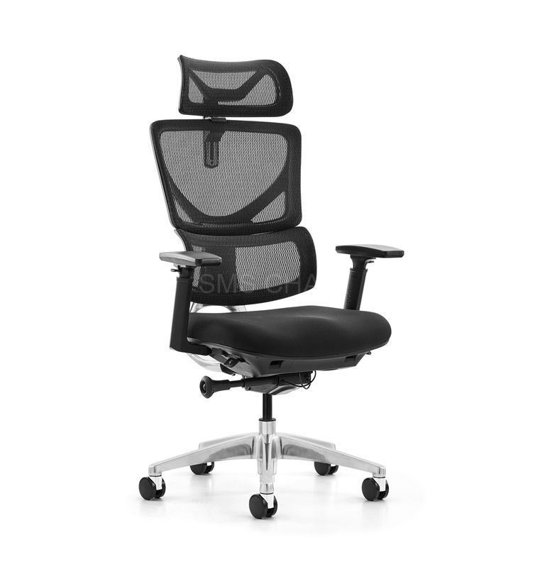 Comfortable 3D Lumbar Support Ergonomic Swivel Manager Chair