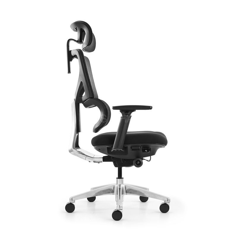 Comfortable 3D Lumbar Support Ergonomic Swivel Manager Chair