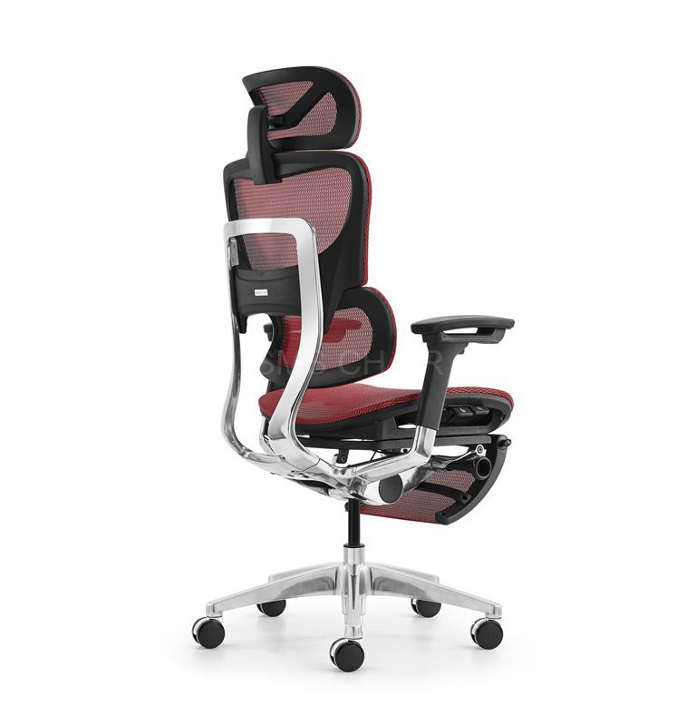 Modern Mesh Executive Ergonomic Office Chair with Footrest