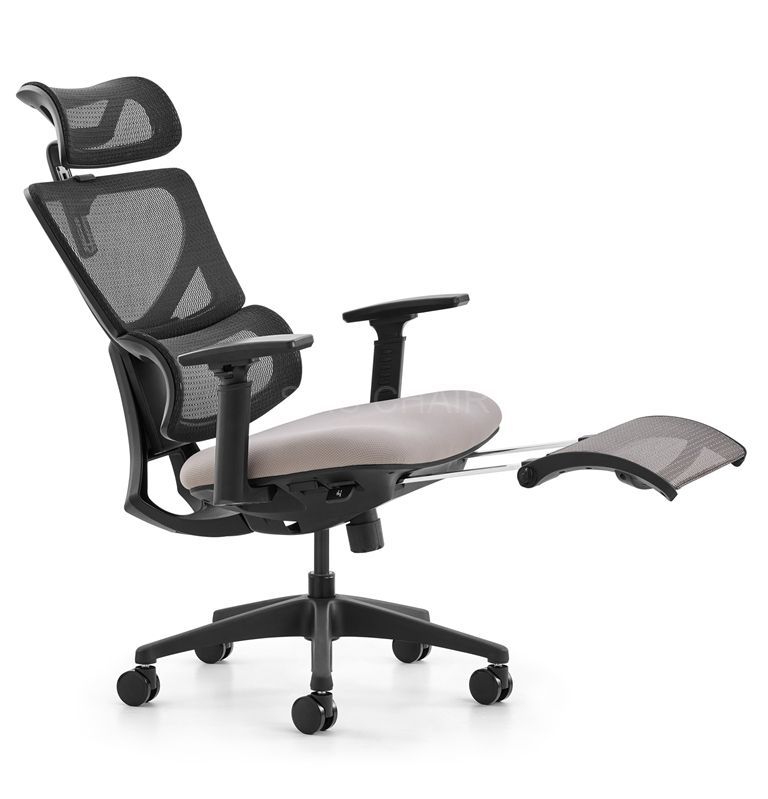 Comfortable Ergonomic Executive Chair with Leg Rest for Boss