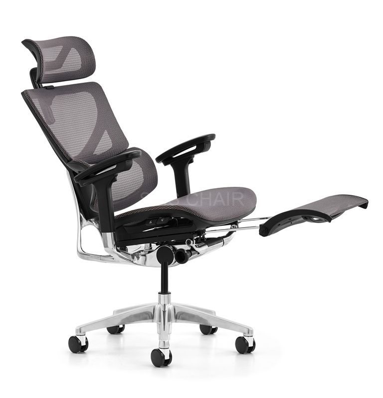 Breathable Korean Imported Mesh Ergonomic Office Chair with Foot Rest