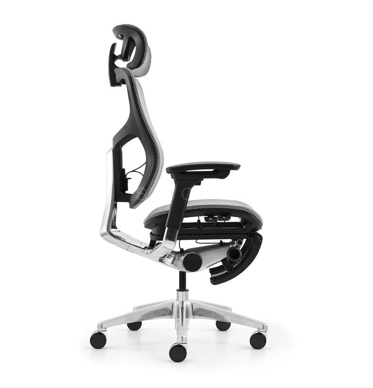 Adjustable Aluminium High Back Official Executive Chair with Footrest
