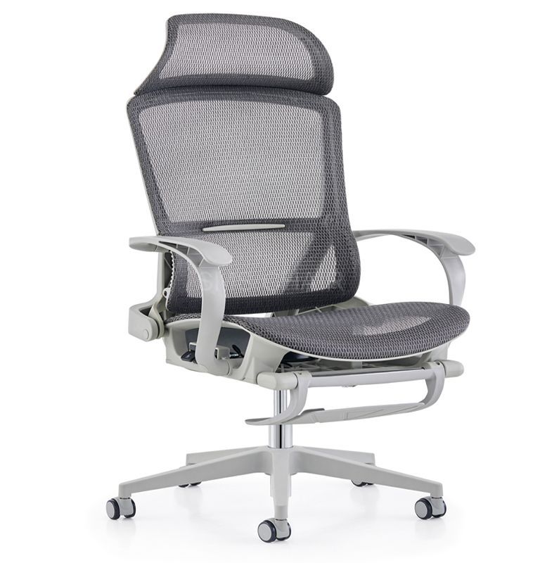 Ergonomic  Boss Office Chair Modern Mesh Chair With Footrest