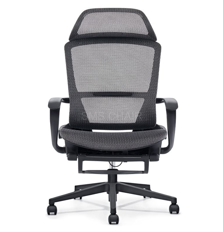 Ergonomic  Boss Office Chair Modern Mesh Chair With Footrest