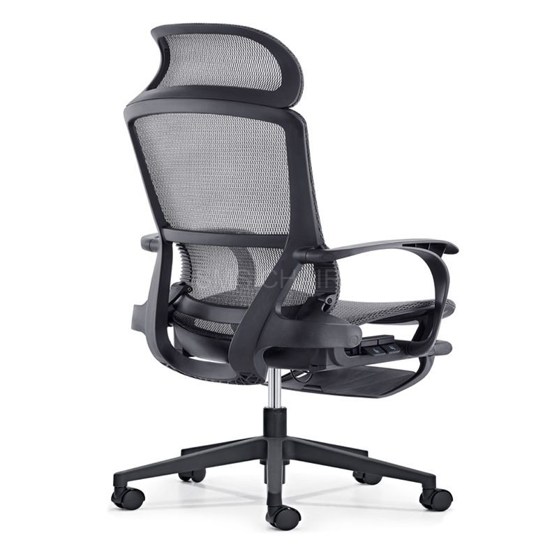 Ergonomic  Boss Office Chair Modern Mesh Chair With Footrest